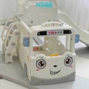 Cầu trượt Pakey xe bus máng dài