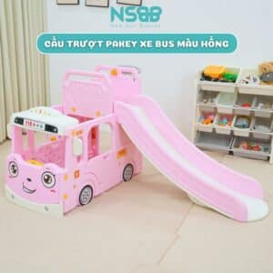 Cầu trượt Pakey xe bus máng dài