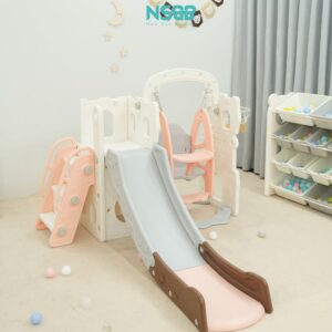 Cầu trượt xích đu lâu đài P-CS07