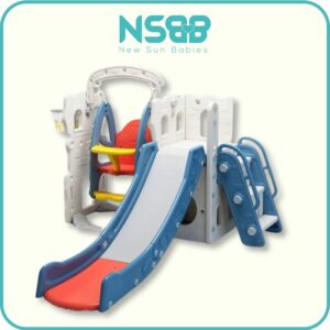 Cầu trượt xích đu lâu đài P-CS07