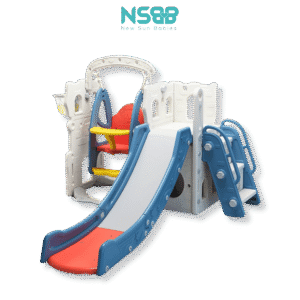 Cầu trượt xích đu lâu đài P-CS07