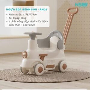 Ngựa bập bênh Pakey 3in1 RH02