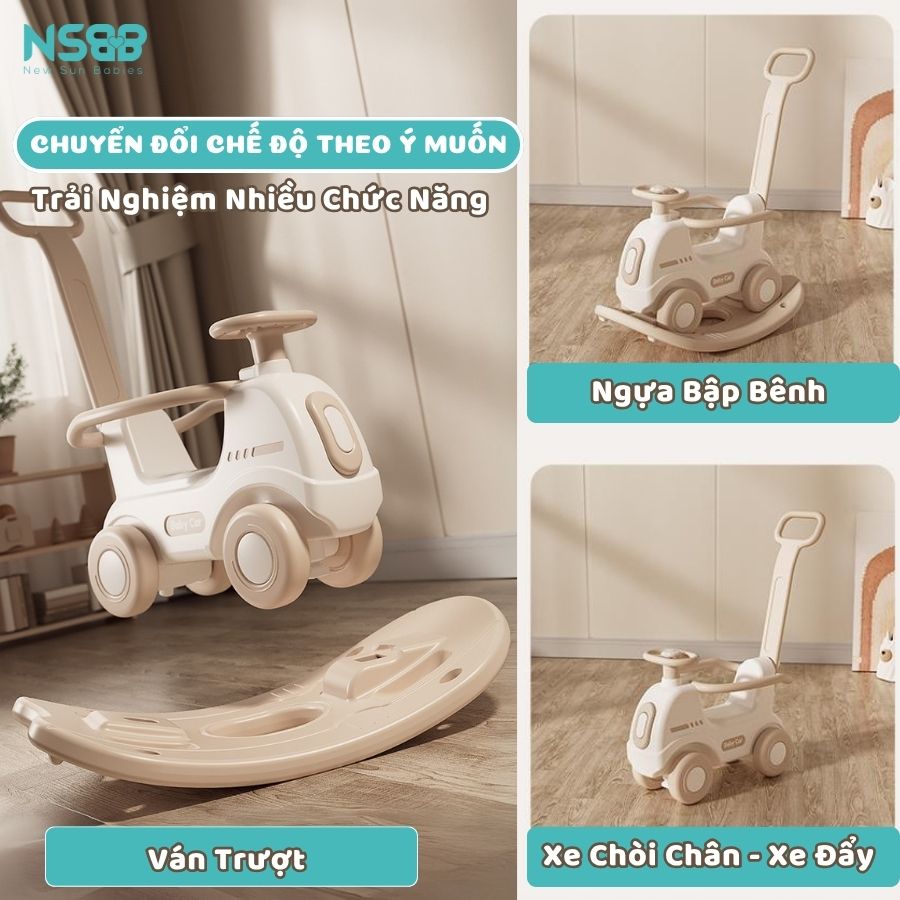 Bập bênh đa năng 5in1 Pakey RH03