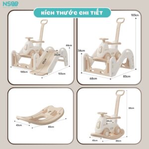 Bập bênh đa năng 5in1 Pakey RH03