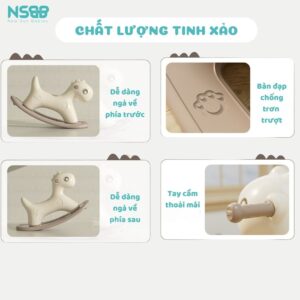 Ngựa bập bênh Pakey 2in1 RH01
