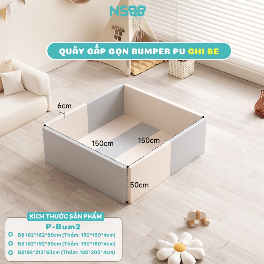 Bumper bed – Quây giường, quây bóng Pakey P-Bum2