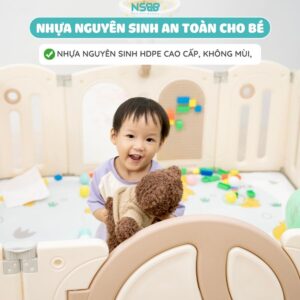 Quây cũi liên hoàn Pakey Moon House 8 tiện ích