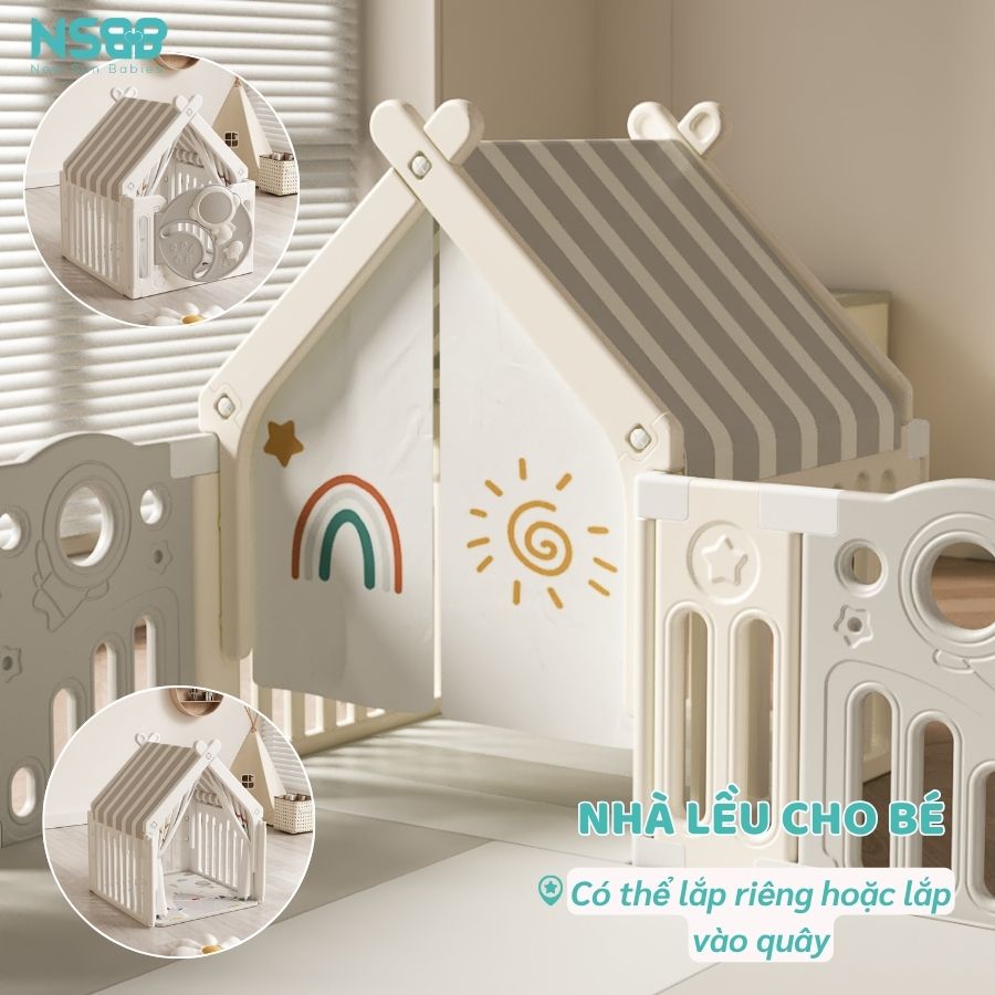 Quây cũi Liên hoàn Pakey Phi Hành Gia