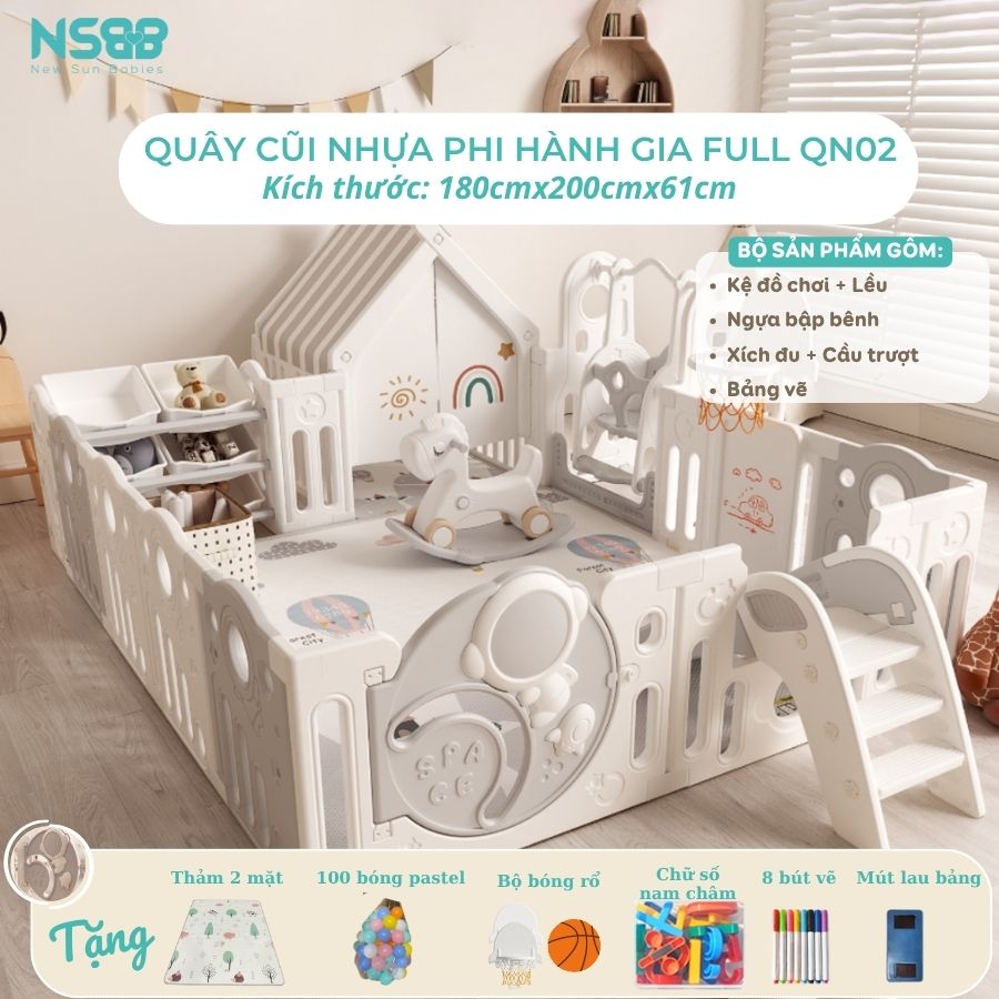 Quây cũi Liên hoàn Pakey Phi Hành Gia