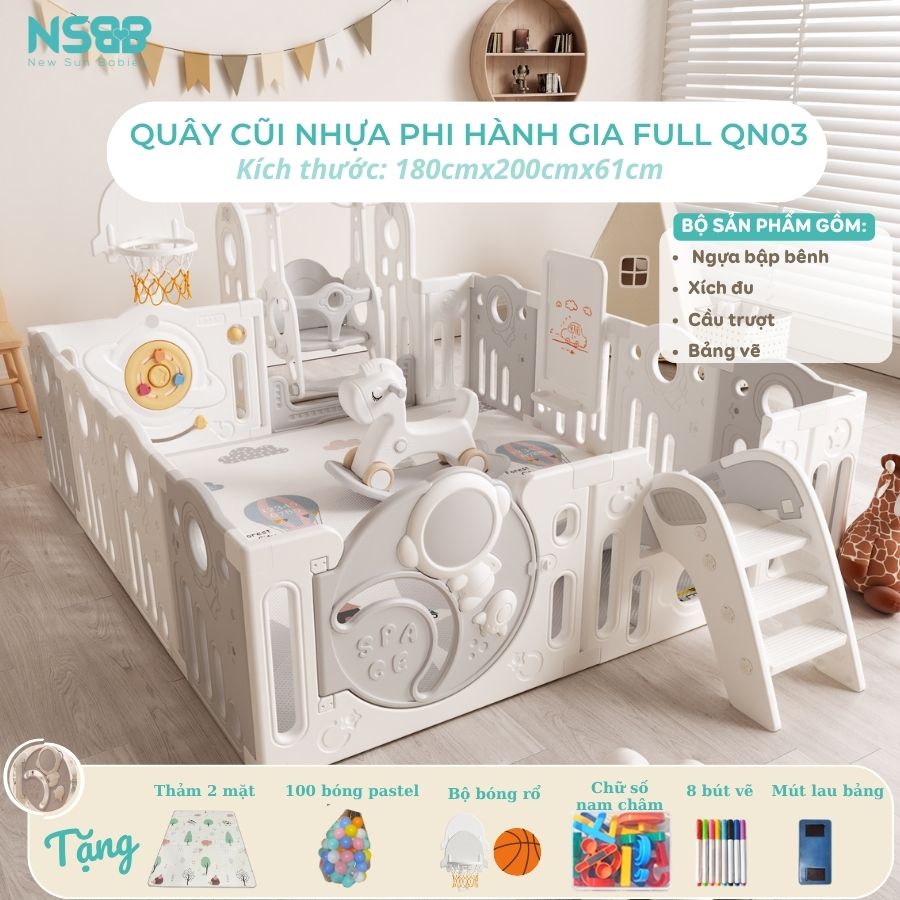 Quây cũi Liên hoàn Pakey Phi Hành Gia