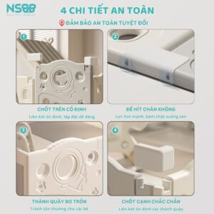 Quây cũi Liên hoàn Pakey Phi Hành Gia