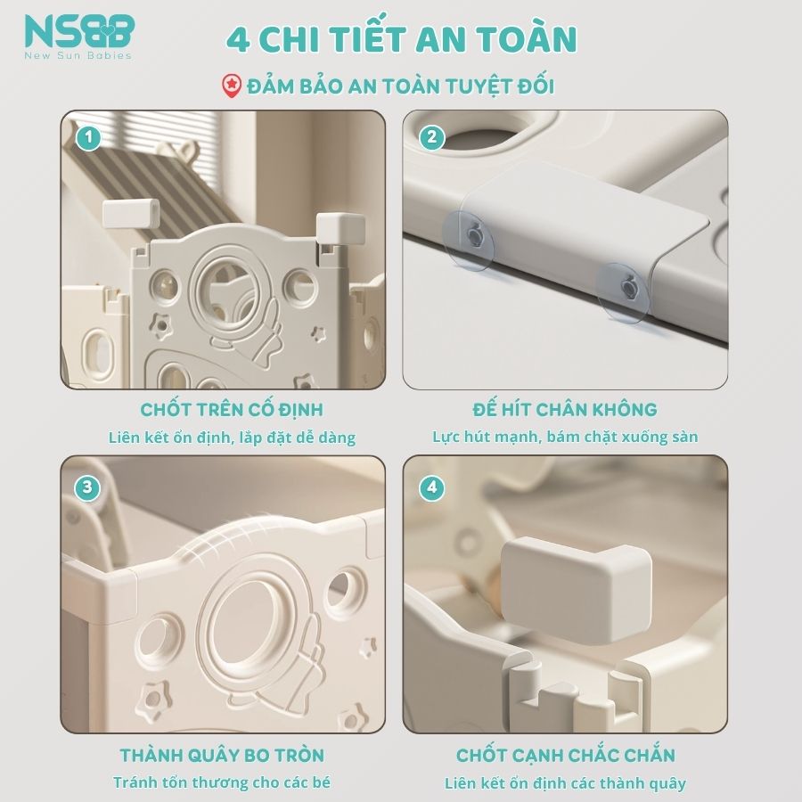 Quây cũi Liên hoàn Pakey Phi Hành Gia