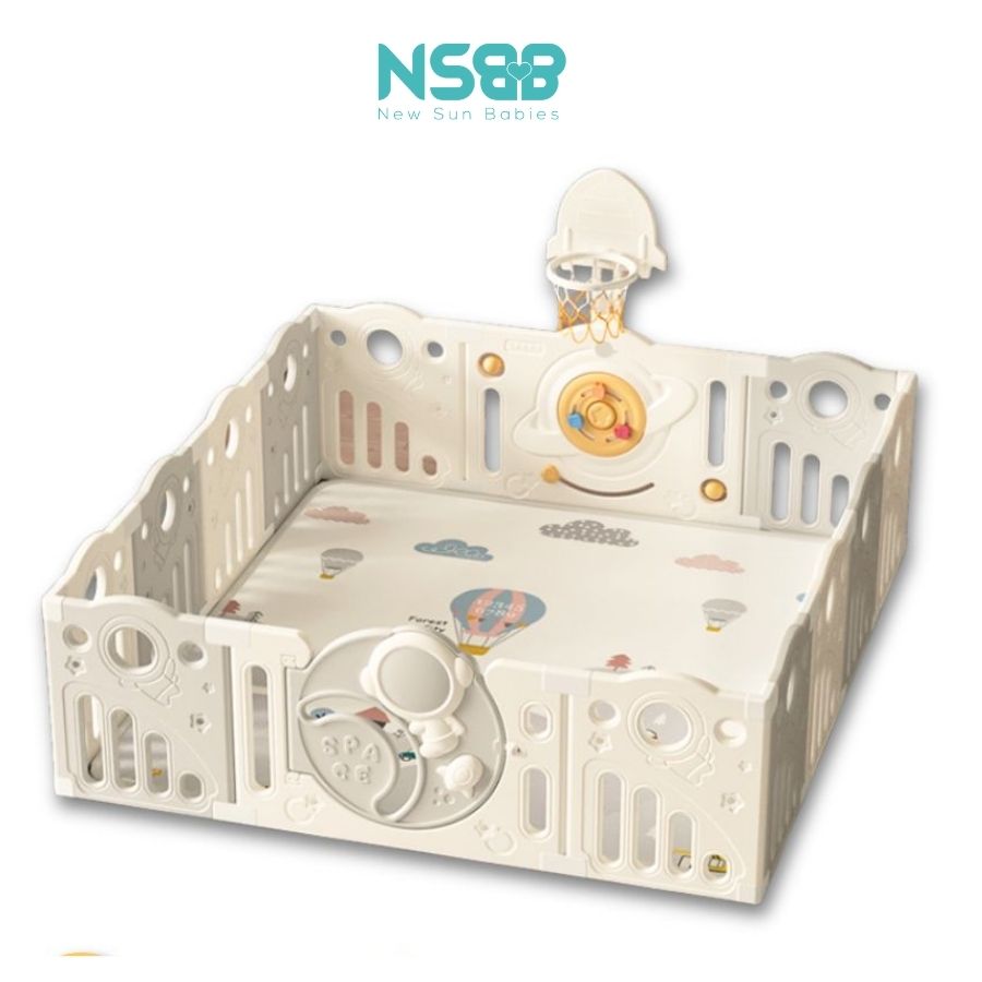 Quây cũi nhựa Pakey Phi hành gia