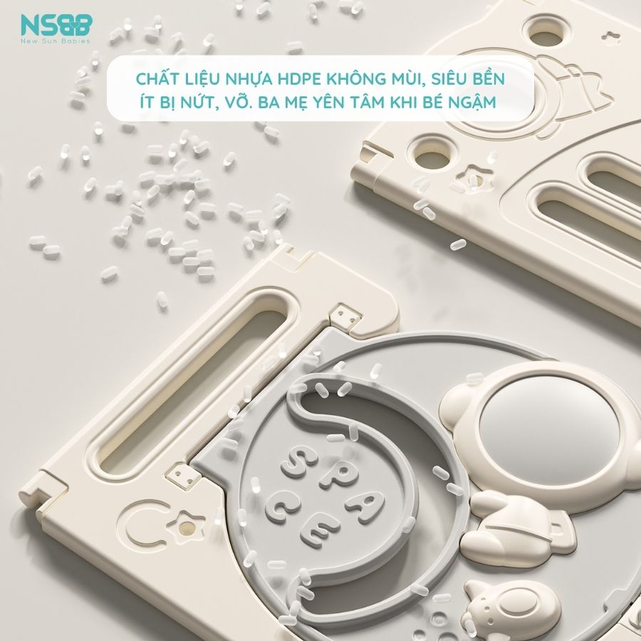 Quây cũi nhựa Pakey Phi hành gia