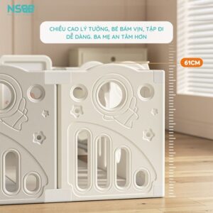 Quây cũi nhựa Pakey Phi hành gia