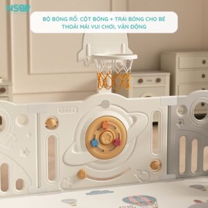 Quây cũi nhựa Pakey Phi hành gia