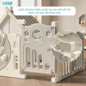 Quây cũi nhựa Pakey Phi hành gia