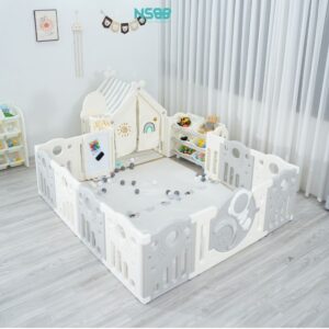 Quây cũi nhựa Pakey Phi hành gia