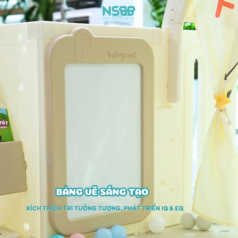 Quây cũi nhựa cho bé Pakey Voi PV01