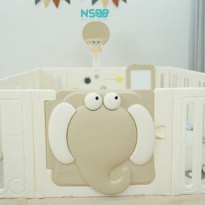 Quây cũi nhựa cho bé Pakey Voi PV01