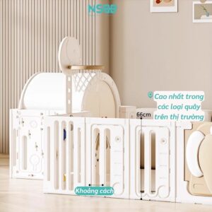 Quây cũi Liên Hoàn Pakey voi 9 tiện ích