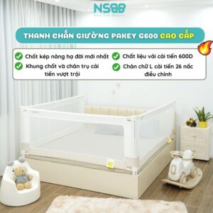 Thanh chắn giường cao cấp Pakey G600