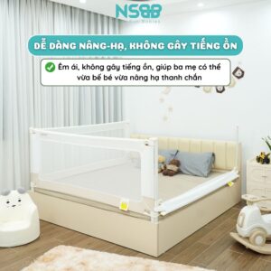 Thanh chắn giường cao cấp Pakey G600