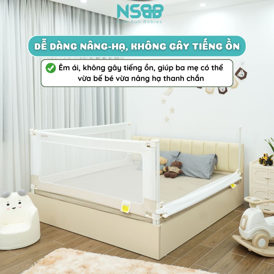 Thanh chắn giường cao cấp Pakey G600