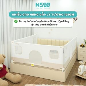Thanh chắn giường cao cấp Pakey G600