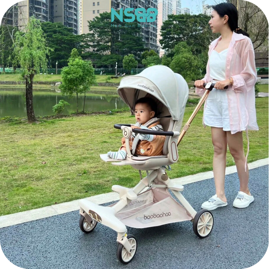 Xe đẩy gấp gọn 2 chiều Baobaohao V16