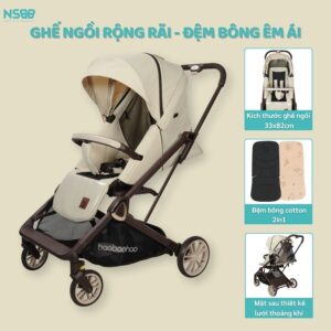 Xe đẩy gấp gọn Baobaohao CK2 cao cấp