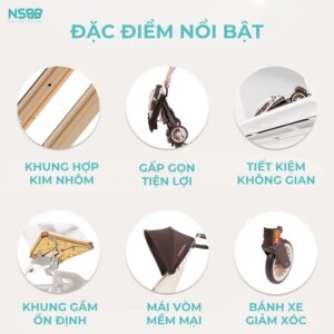 Xe đẩy du lịch Baobaohao V12