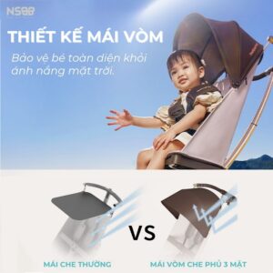 Xe đẩy du lịch Baobaohao V12