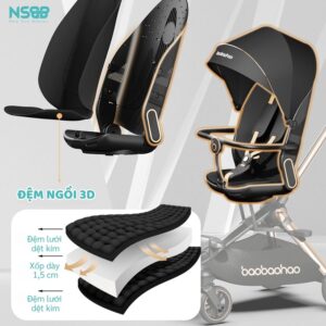 Xe đẩy gấp gọn 2 chiều Baobaohao V16