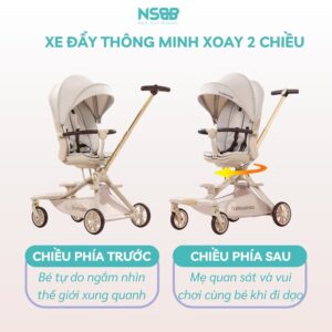 Xe đẩy gấp gọn 2 chiều Baobaohao V16