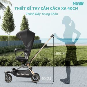 Xe đẩy gấp gọn 2 chiều Baobaohao V16