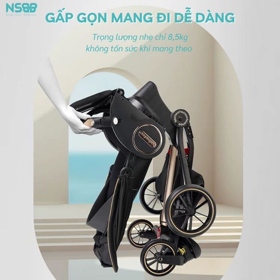 Xe đẩy 2 chiều gấp gọn Baobaohao V9-C
