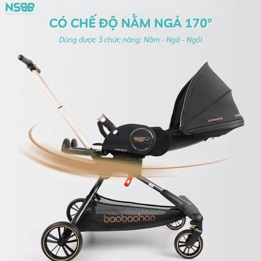 Xe đẩy 2 chiều gấp gọn Baobaohao V9-C