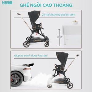 Xe đẩy 2 chiều gấp gọn Baobaohao V9-C