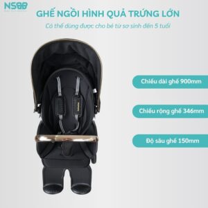 Xe đẩy 2 chiều gấp gọn Baobaohao V9-C