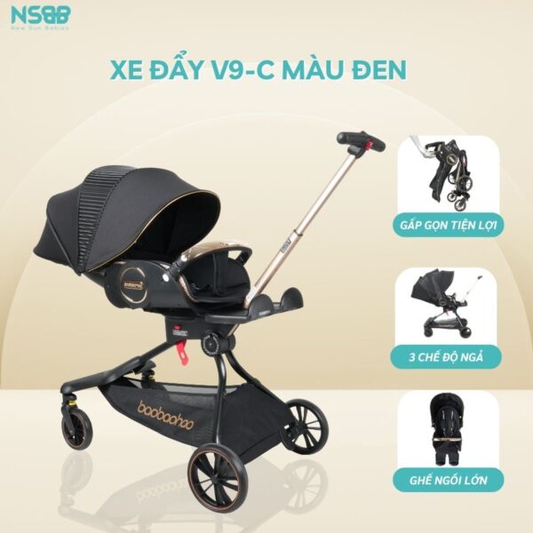 Xe đẩy 2 chiều gấp gọn Baobaohao V9-C