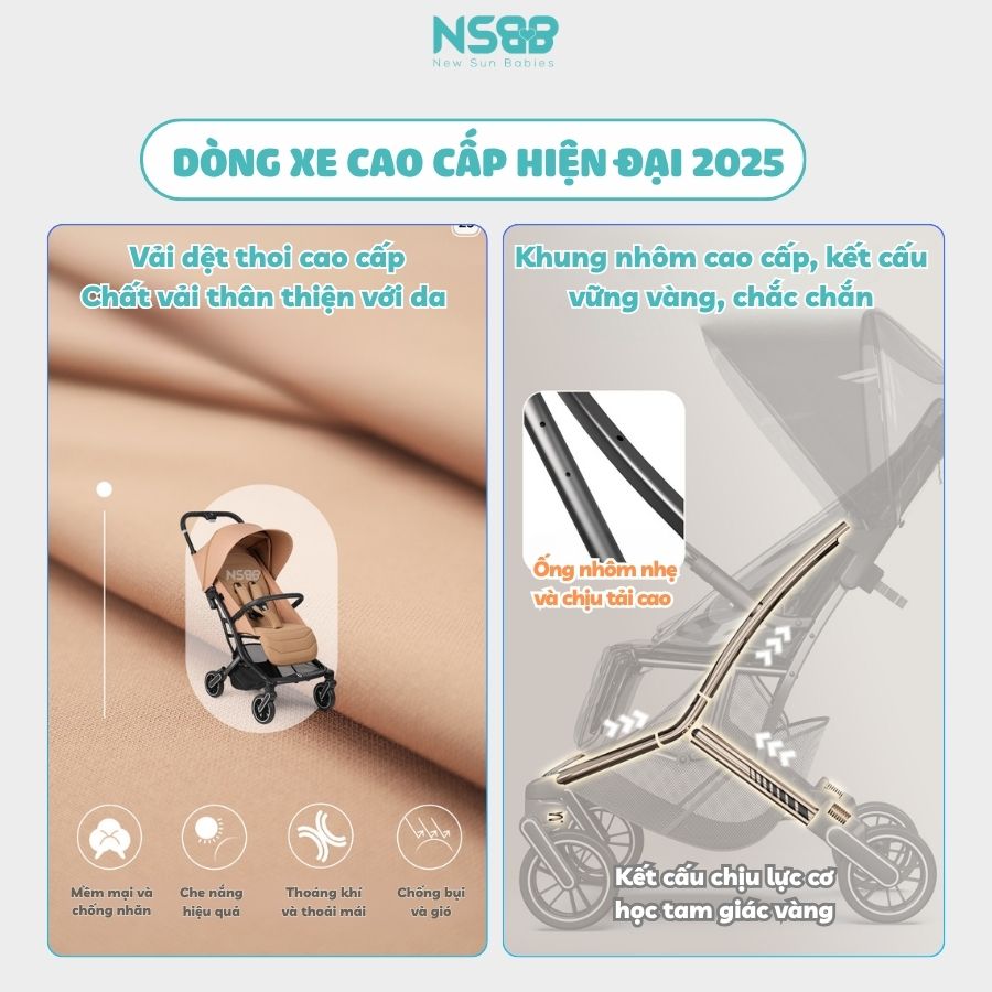 Xe đẩy gấp gọn Baobaohao Z5 Cao cấp
