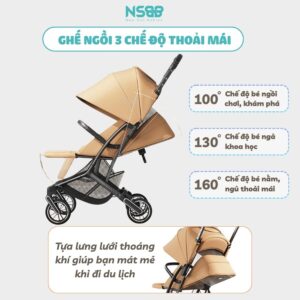 Xe đẩy gấp gọn Baobaohao Z5 Cao cấp