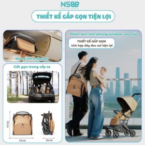 Xe đẩy gấp gọn Baobaohao Z5 Cao cấp