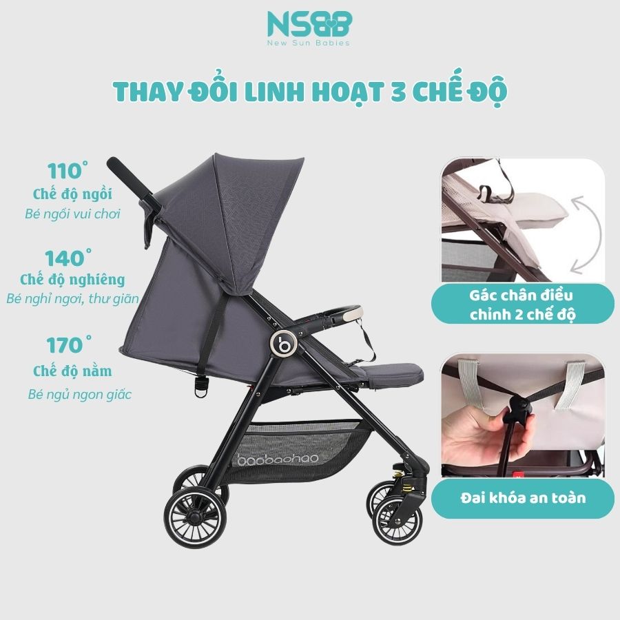 Xe đẩy gấp gọn Baobaohao A2