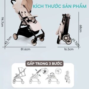 Xe đẩy gấp gọn Baobaohao A2