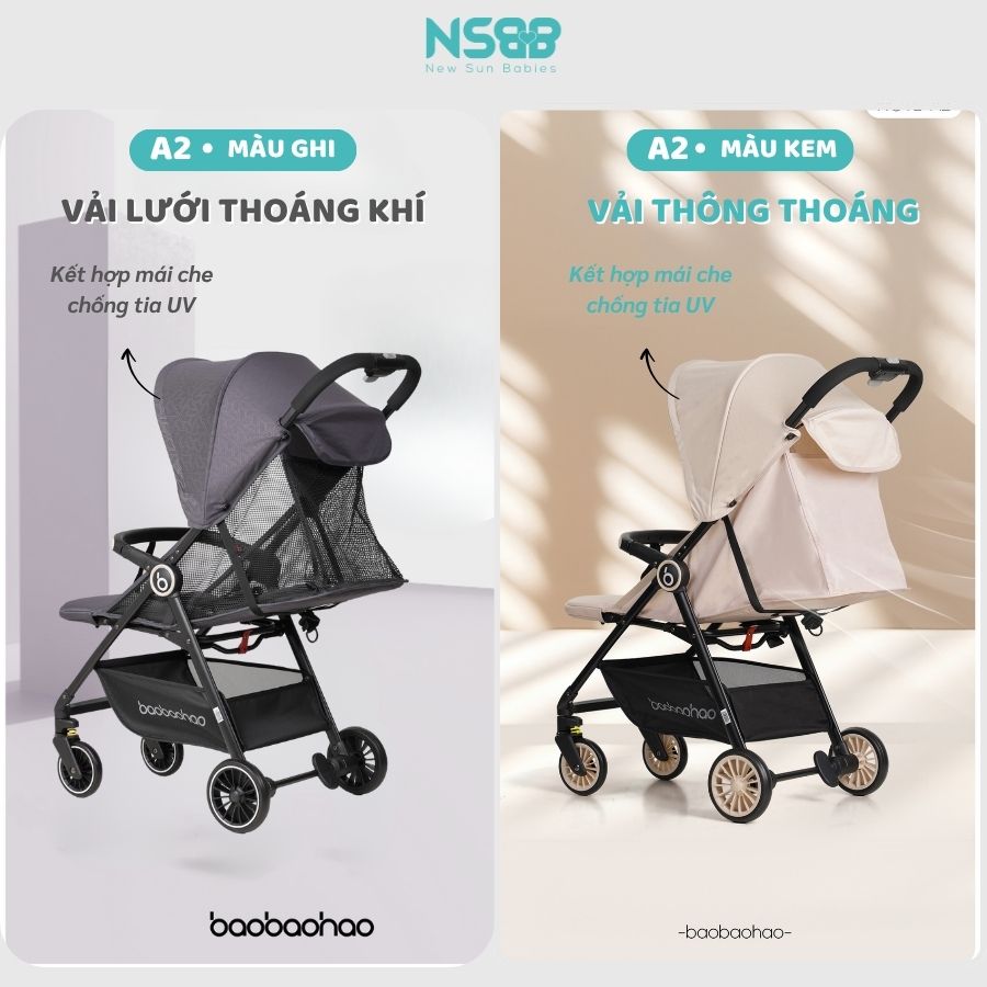 Xe đẩy gấp gọn Baobaohao A2