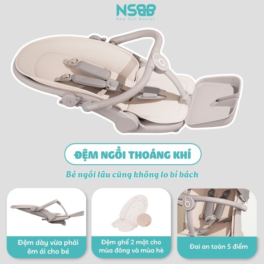 Xe đẩy gấp gọn Baobaohao V22-A