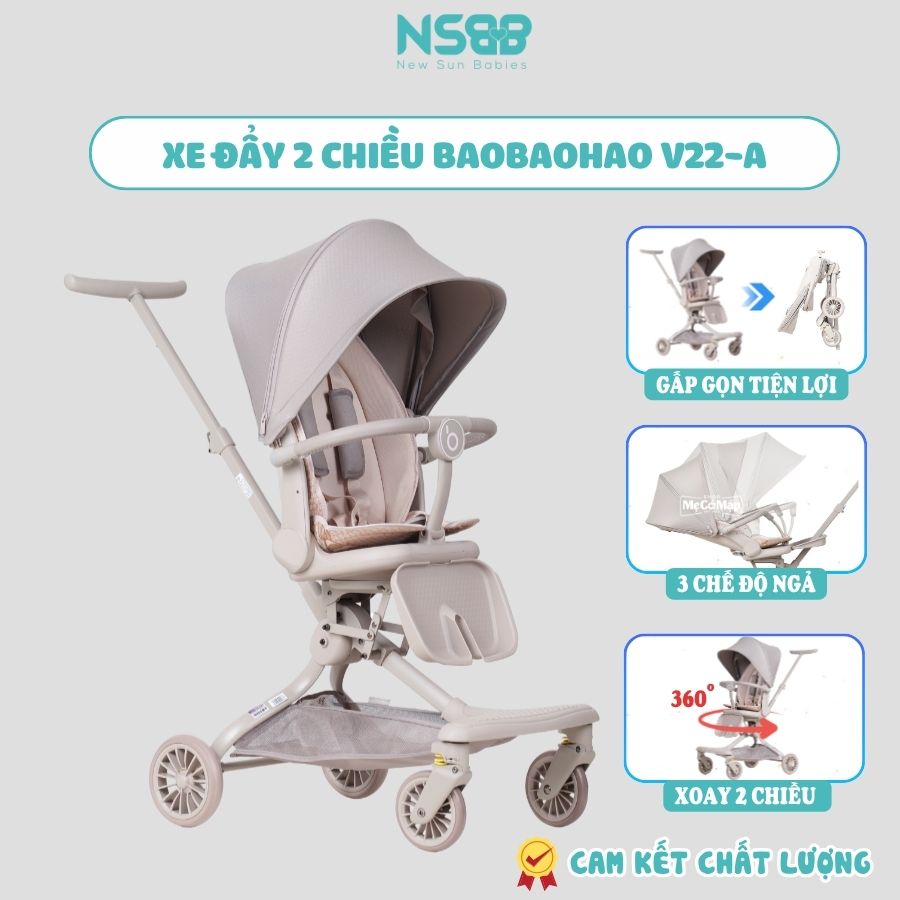 Xe đẩy gấp gọn Baobaohao V22-A