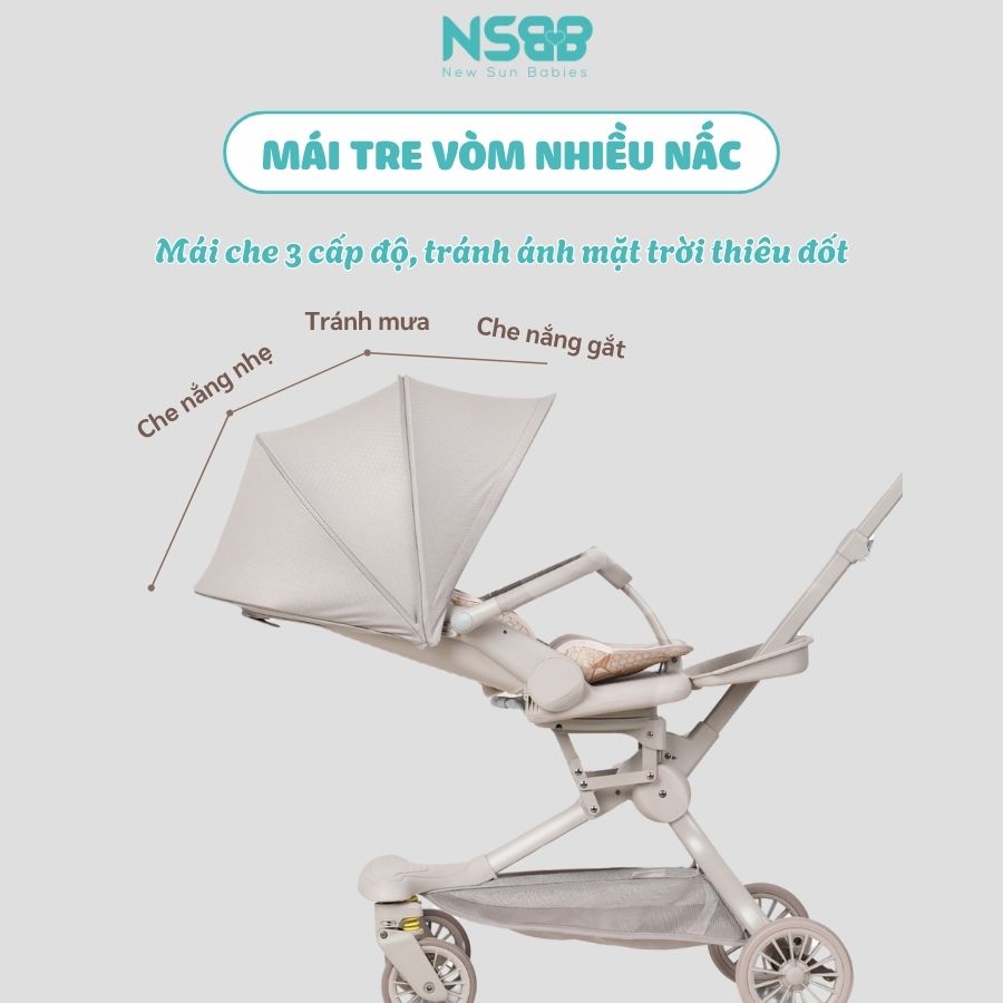 Xe đẩy gấp gọn Baobaohao V22-A